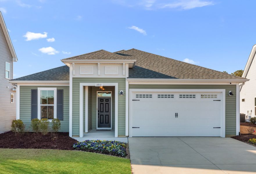 Representative exterior photo of a completed home built from the The Redbud by Chesapeake Homes in Neill's Pointe, Angier, NC (Image 21).