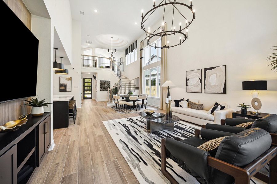 Furnished interior view inside a new home in Austin Point, Richmond (Image 11).