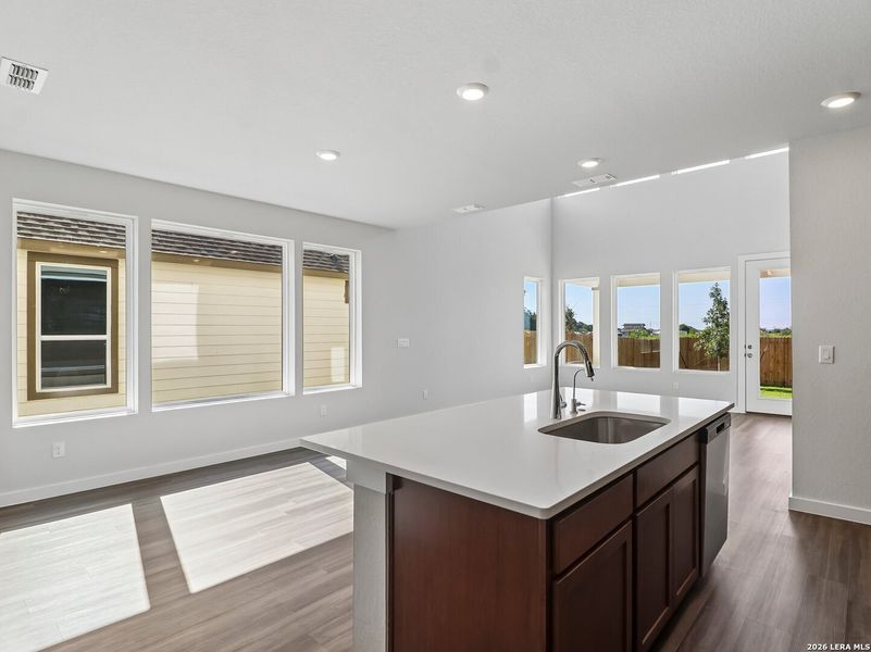 Furnished interior view inside a new home in Talley Fields, San Antonio (Image 8).
