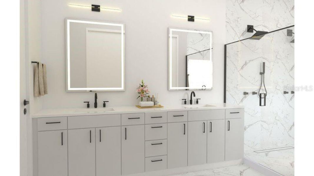 Furnished interior view inside a new home in , North Port (Image 20). Furnished interior view inside a new home in , North Port (Image 20).