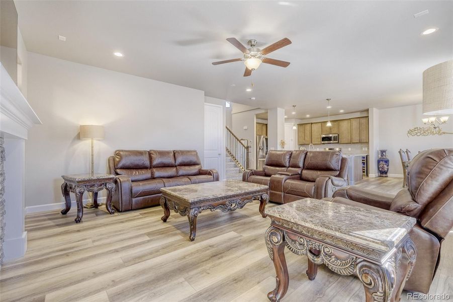 Furnished interior view inside a new home in , Colorado Springs (Image 11).