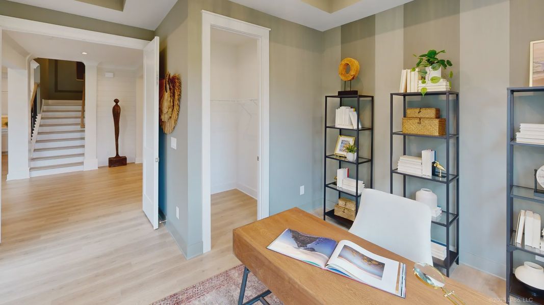 Representative furnished interior of a home built from the Provenance by Epcon Communities in The Courtyards by The Manor, Alpharetta (Image 8).