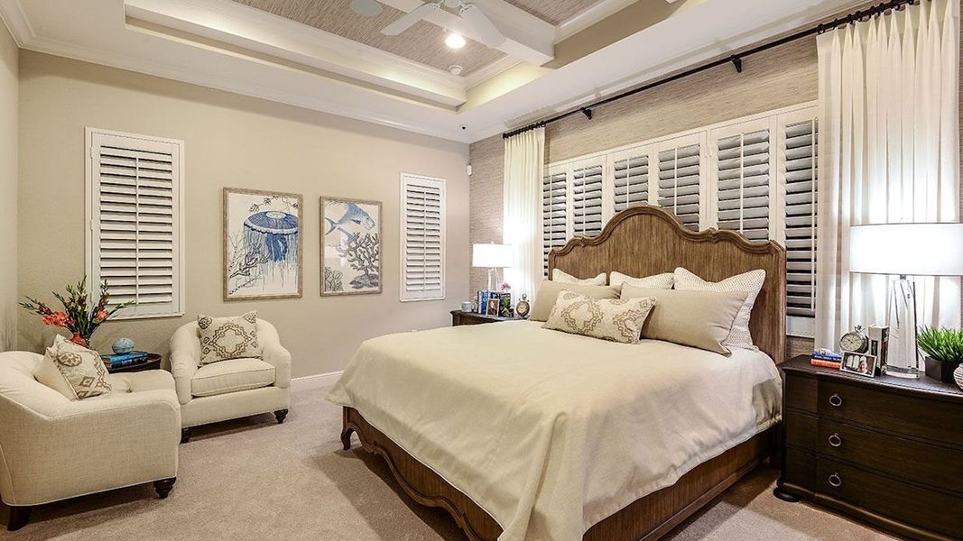 Representative furnished interior of a home built from the Sea Mist by Neal Communities in Verandah Real Estate and Homes for Sale in Fort Myers, FL - Neal Communities, Fort Myers (Image 11).