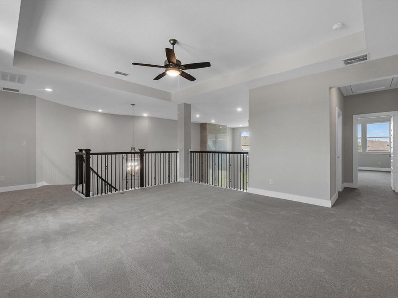 Spacious, unfurnished interior of a new home in Harvest Green, Richmond (Image 21). Spacious, unfurnished interior of a new home in Harvest Green, Richmond (Image 21).