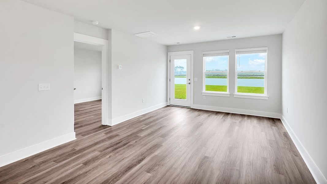 Spacious, unfurnished interior of a new home in The Landing at Sidbury Station, Castle Hayne (Image 14).