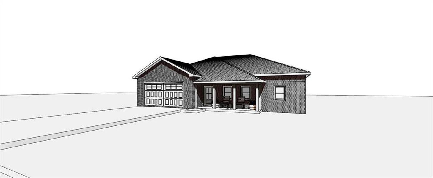 Exterior rendering of this home design in , Stamford, TX (Image 2). Exterior rendering of this home design in , Stamford, TX (Image 2).