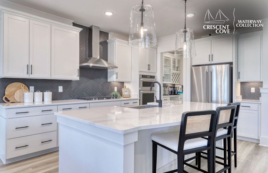 Representative furnished interior of a home built from the Vanderbilt - Waterway Collection by Pulte Homes in Crescent Cove, Myrtle Beach (Image 33).