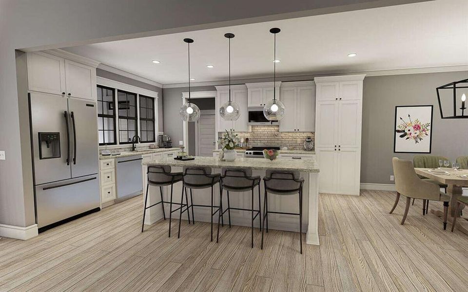 Furnished interior view inside a new home in , Boyd (Image 4).