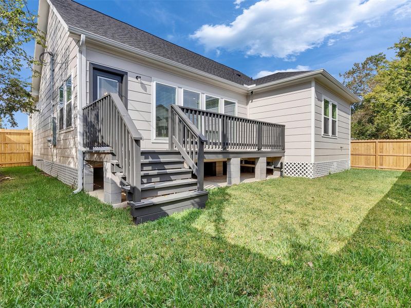 Exterior details and patio area of a home in , Houston (Image 22). Exterior details and patio area of a home in , Houston (Image 22).