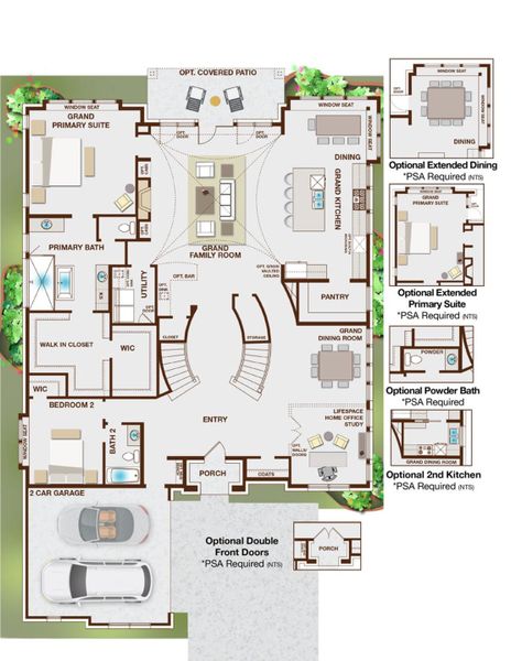2D floor plan layout for the Downton Abbey Estate by Grand Homes in Grand Estates of Anna, Anna, TX (Image 3). 2D floor plan layout for the Downton Abbey Estate by Grand Homes in Grand Estates of Anna, Anna, TX (Image 3).