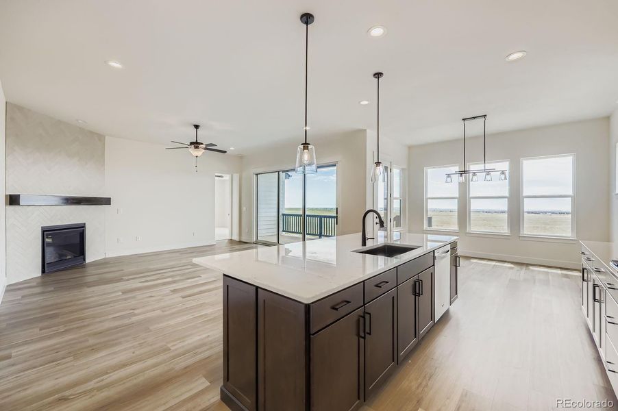 Furnished interior view inside a new home in Timber Ridge, Colorado Springs (Image 5).