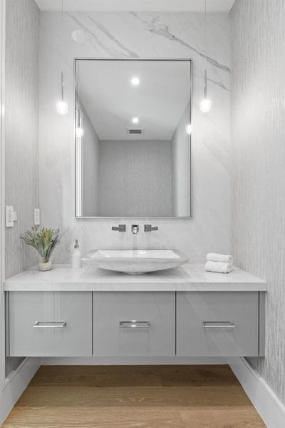 Furnished interior view inside a new home in , North Palm Beach (Image 17).