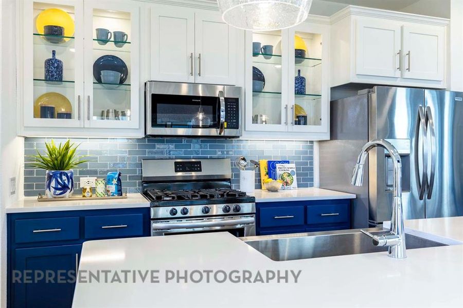 Furnished interior view inside a new home in Bel Air Village: 50ft. lots, Sherman (Image 6).