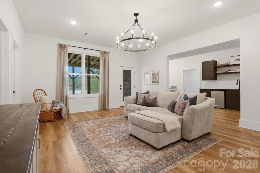 Furnished interior view inside a new home in , Lexington (Image 30).