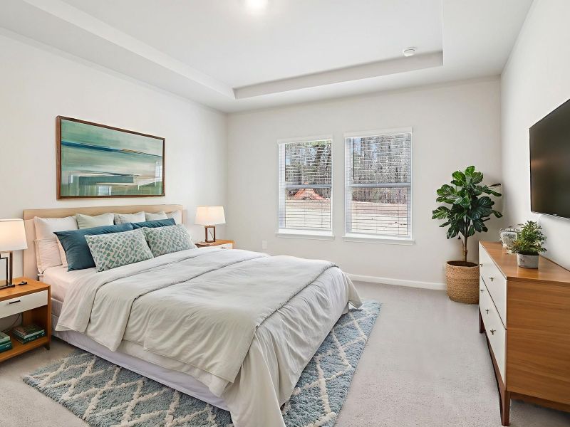 Furnished interior view inside a new home in Harmony Manor, Fairburn (Image 8).