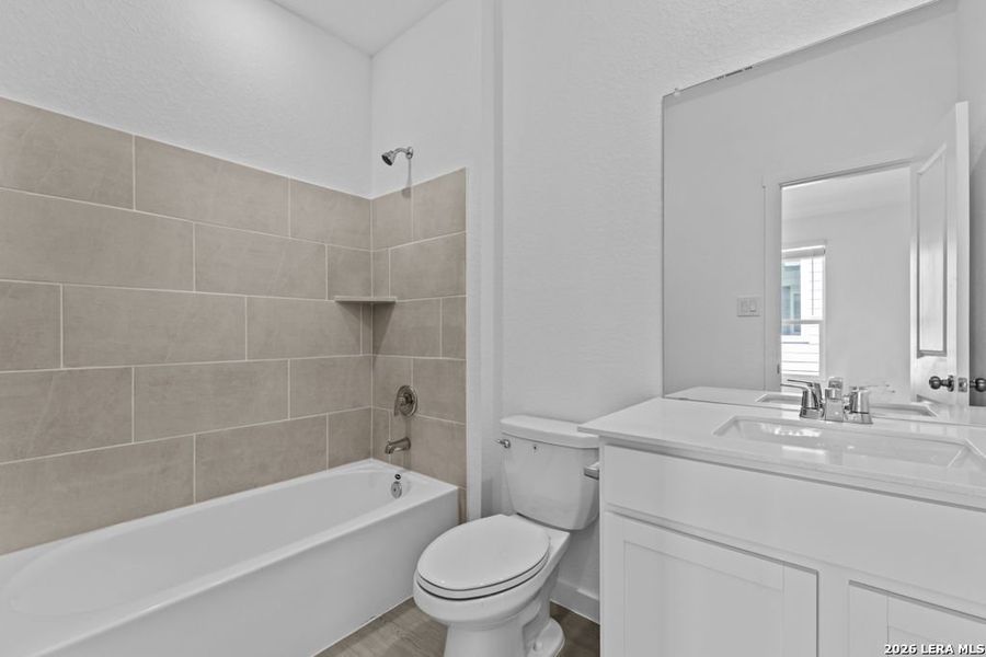 Furnished interior view inside a new home in Brookmill, San Antonio (Image 11). Furnished interior view inside a new home in Brookmill, San Antonio (Image 11).