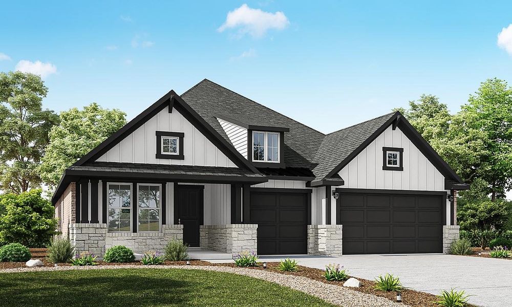 Representative exterior photo of a completed home built from the Dogwood by Caldwell Homes in Chambers Creek, Willis, TX (Image 26). Representative exterior photo of a completed home built from the Dogwood by Caldwell Homes in Chambers Creek, Willis, TX (Image 26).