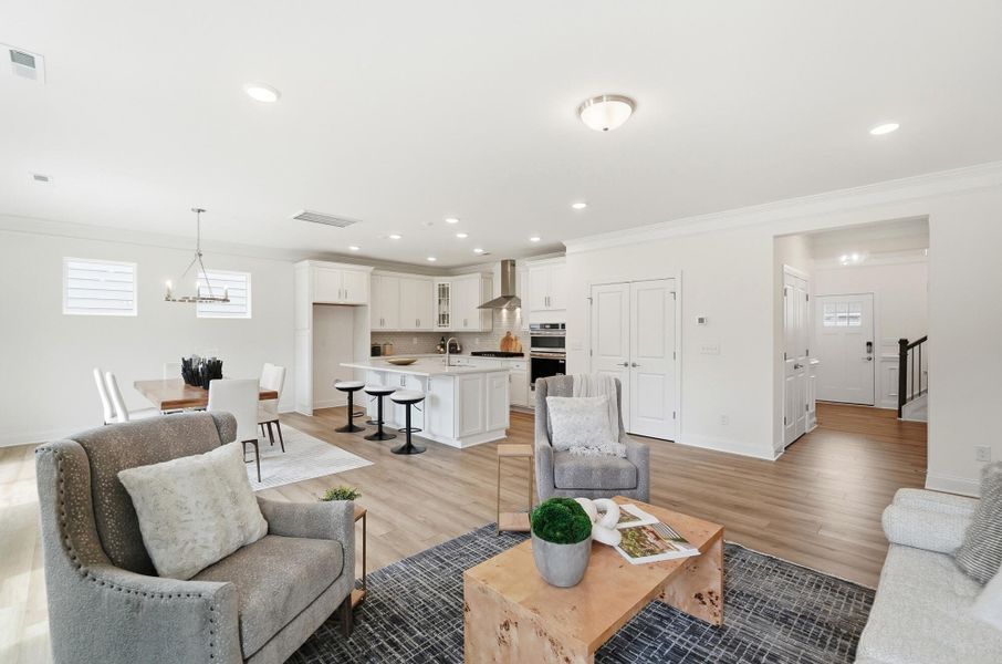 Furnished interior view inside a new home in Ashton Park, Monroe (Image 10).