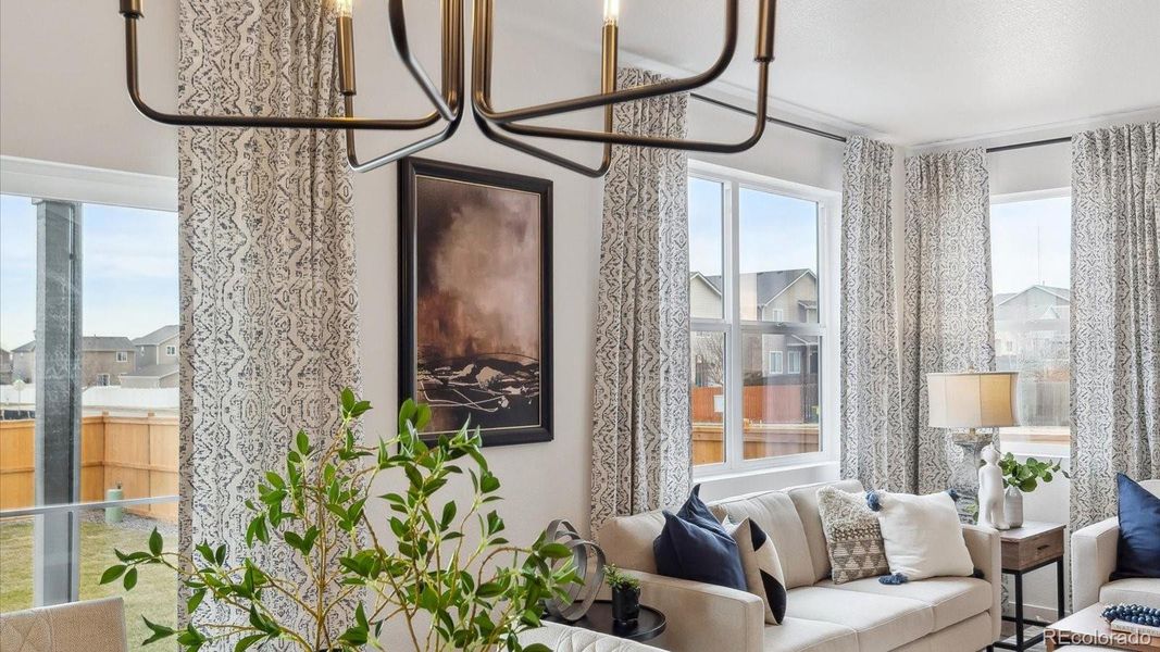 Furnished interior view inside a new home in Timberleaf, Thornton (Image 11).