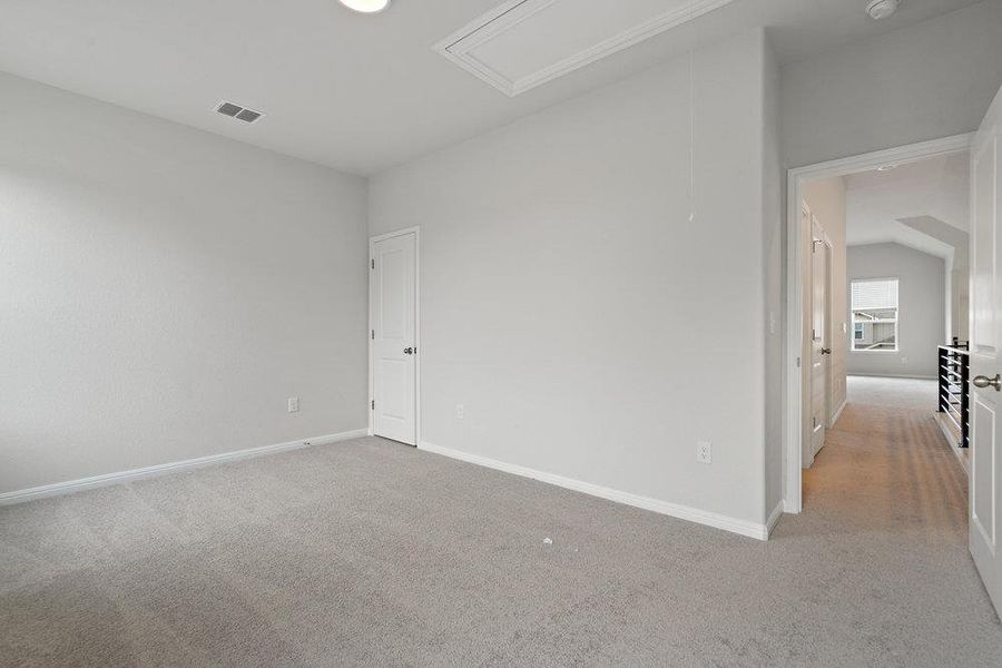 Picture of previously built home, not actual home
