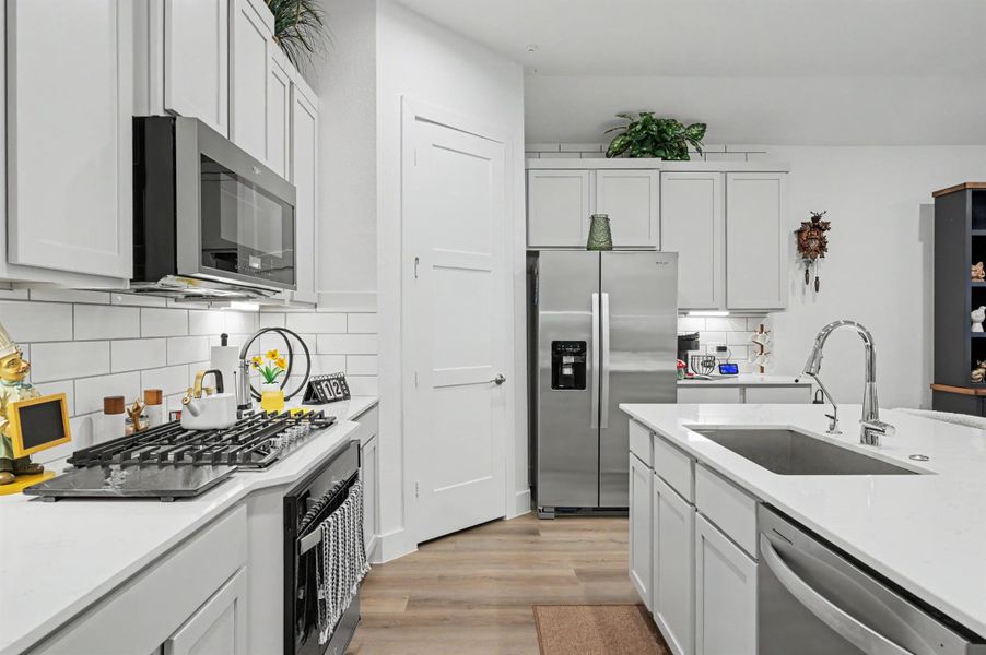 Sink is equipped with Dupure water filtration system. Sink is equipped with Dupure water filtration system.