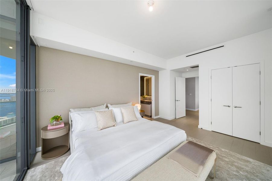 Furnished interior view inside a new home in Five Park, Miami Beach (Image 67). Furnished interior view inside a new home in Five Park, Miami Beach (Image 67).