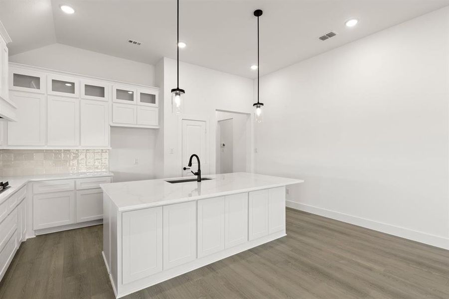 Furnished interior view inside a new home in Valencia on The Lake, Little Elm (Image 14).