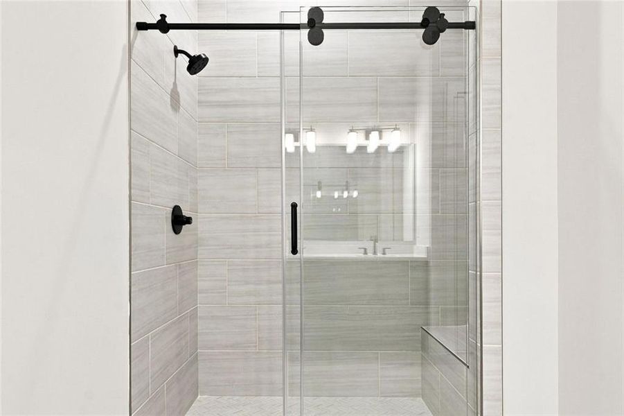 Close-up of interior finishes inside a home in , Ellijay (Image 22).
