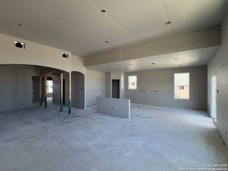 In-progress construction of a new home in Las Palomas Country Club Estates, La Vernia, TX (Image 16).