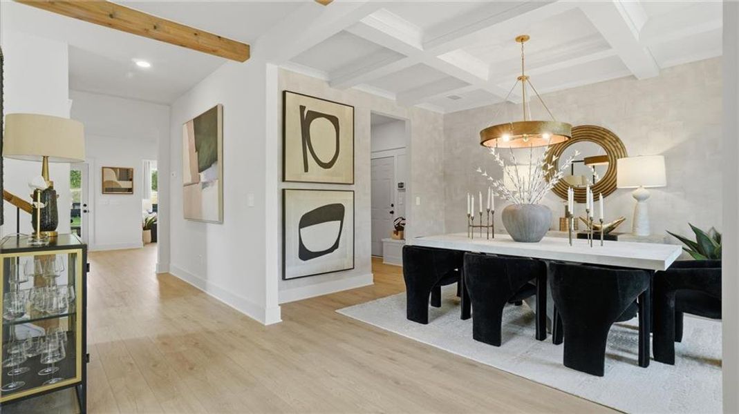 Furnished interior view inside a new home in Brighton, Locust Grove (Image 33).