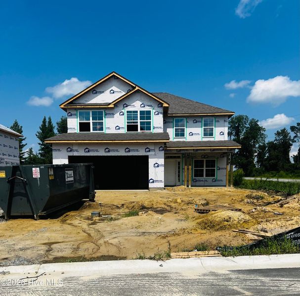 In-progress construction of a new home in Rockfish Pointe, Wallace, NC (Image 23). In-progress construction of a new home in Rockfish Pointe, Wallace, NC (Image 23).