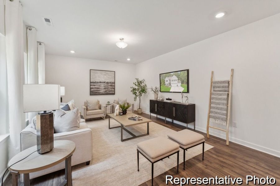 Furnished interior view inside a new home in Edgewater - Lakeview Point, Lancaster (Image 11).