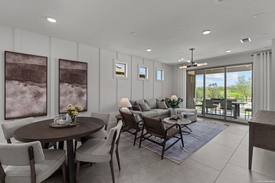 Furnished interior view inside a new home in Del Webb New Braunfels at Veramendi, New Braunfels (Image 15).