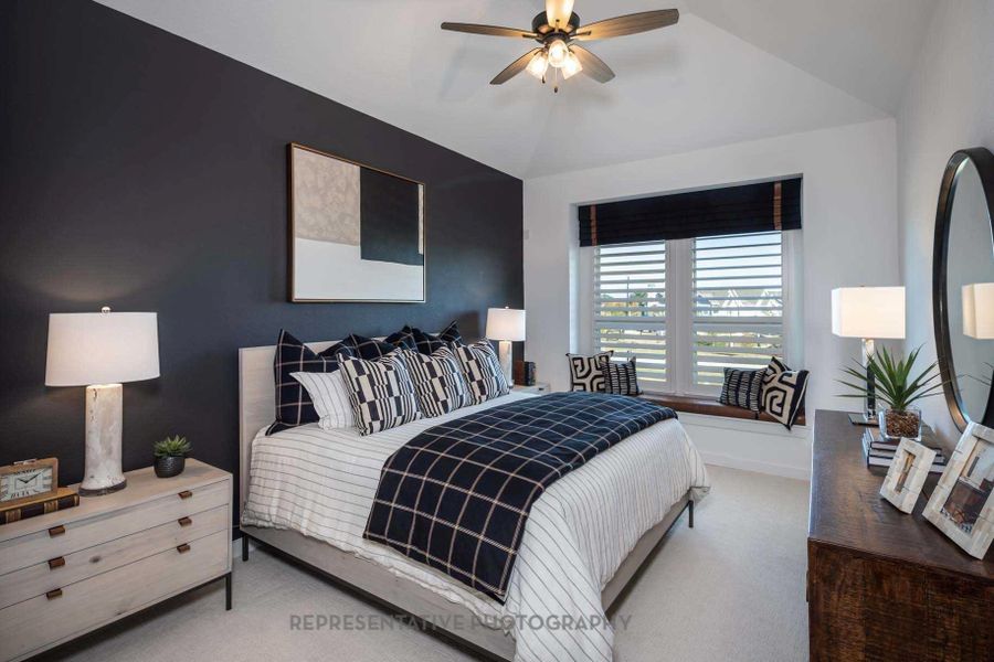 Furnished interior view inside a new home in Bridgeland Central: The Cottages, Cypress (Image 18).
