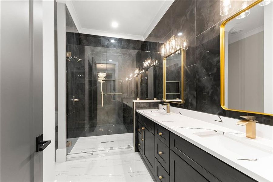 Furnished interior view inside a new home in , Hoschton (Image 53).