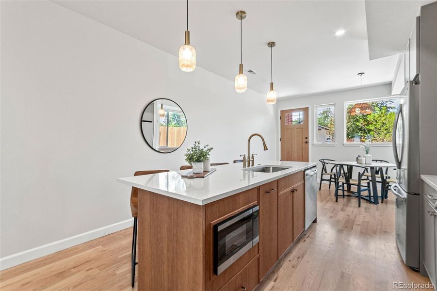 Furnished interior view inside a new home in , Denver (Image 18).