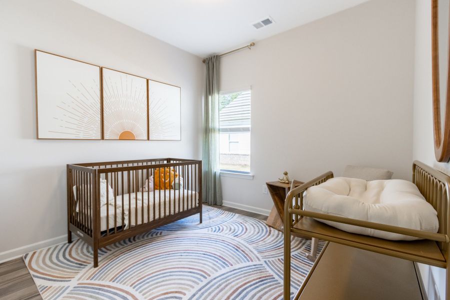 Furnished interior view inside a new home in Cantigny Park, Clarksville (Image 13). Furnished interior view inside a new home in Cantigny Park, Clarksville (Image 13).