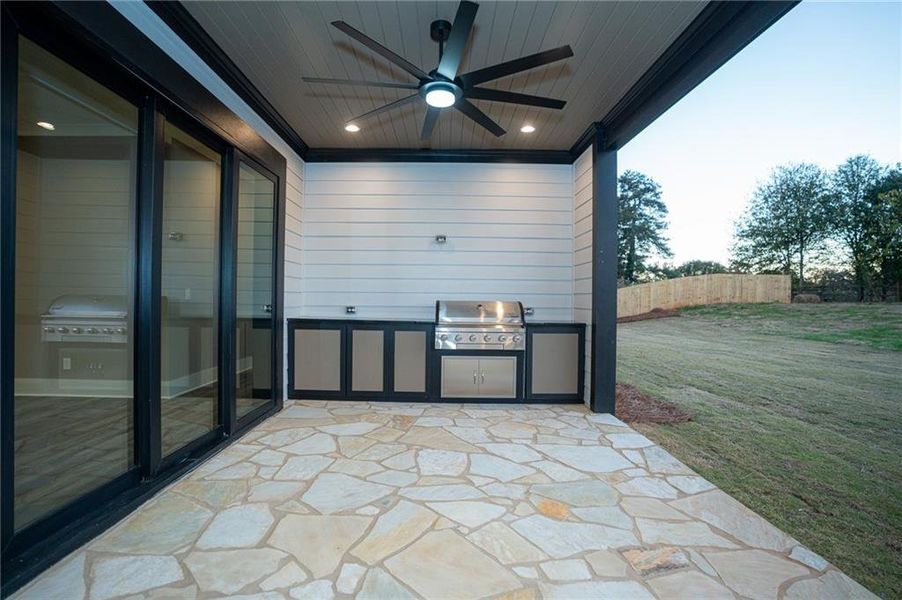 Exterior details and patio area of a home in , Cumming (Image 3).