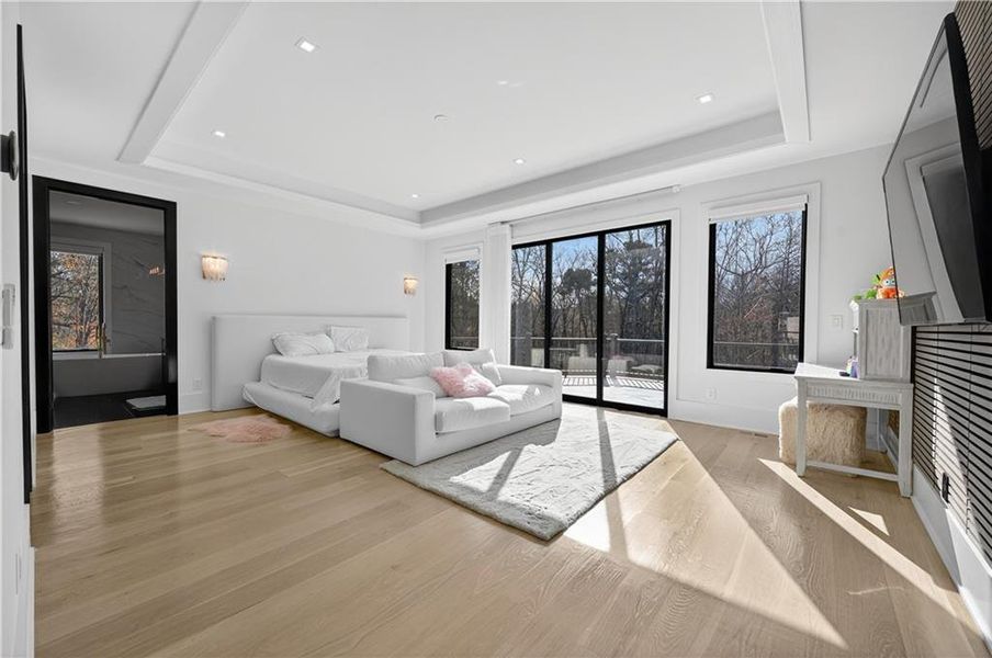 Furnished interior view inside a new home in , Suwanee (Image 8).