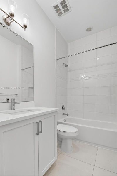 Furnished interior view inside a new home in , Boynton Beach (Image 14).