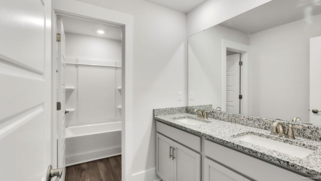 Furnished interior view inside a new home in Vineyard Trail, Jacksonville (Image 12).