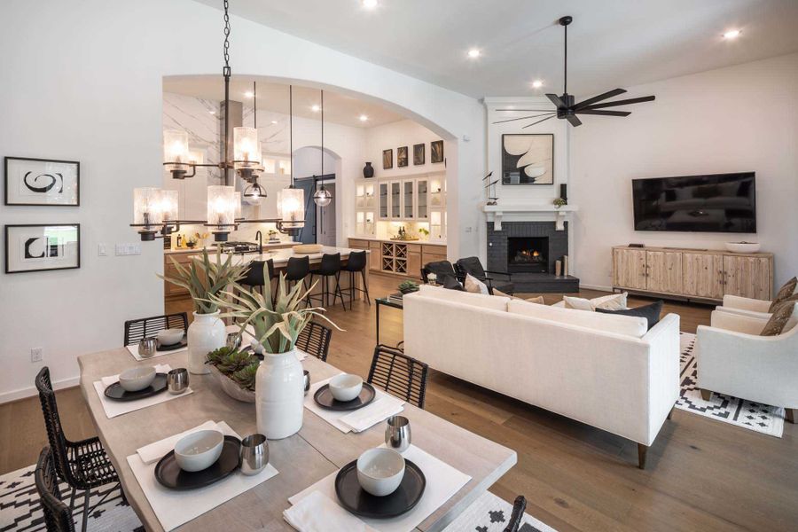 Representative Dining Room - some options shown