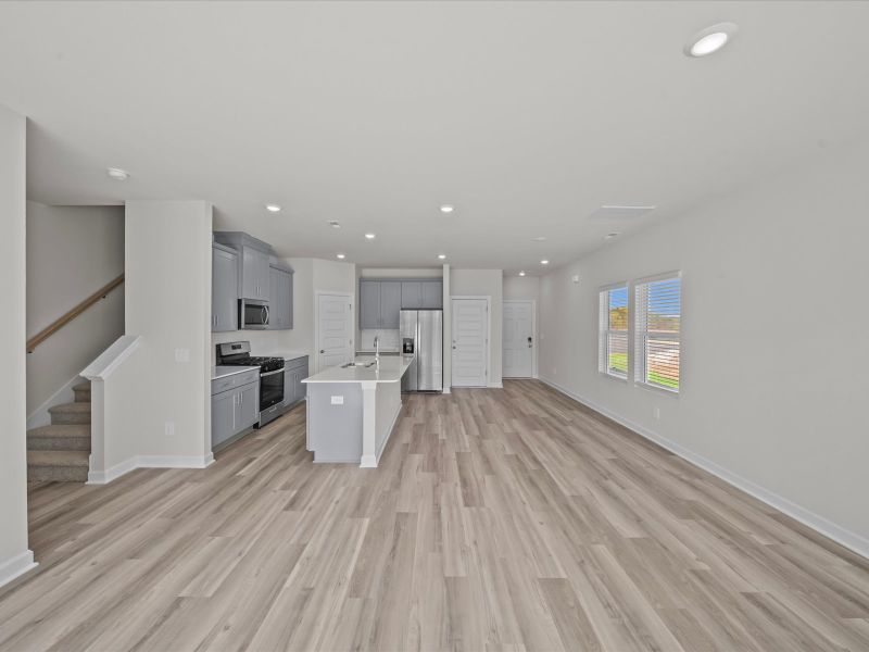 Spacious, unfurnished interior of a new home in Northbrook Village Townes, Taylors (Image 14).