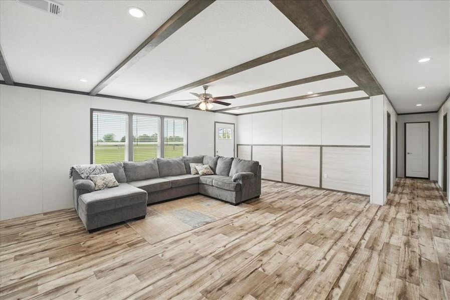 Furnished interior view inside a new home in , Cleburne (Image 11).