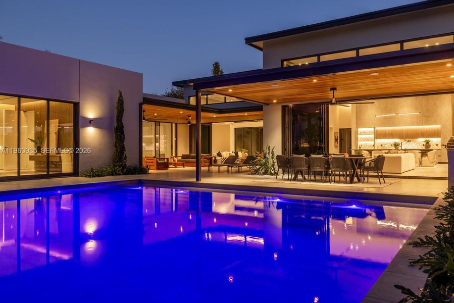 Exterior details and patio area of a home in , Miami Shores (Image 34).
