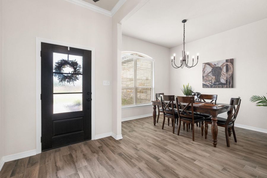 Furnished interior view inside a new home in , Temple (Image 5).