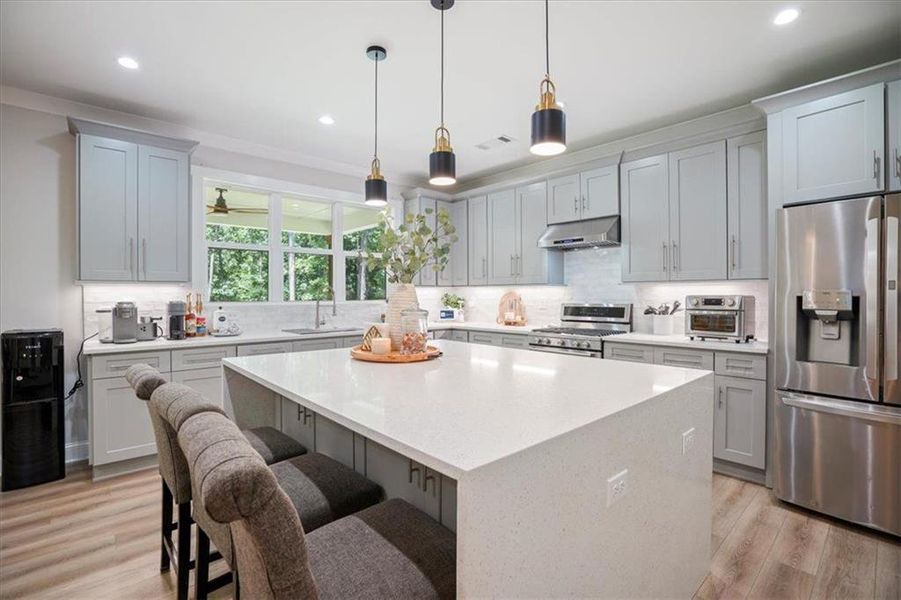 Furnished interior view inside a new home in , Acworth (Image 48).