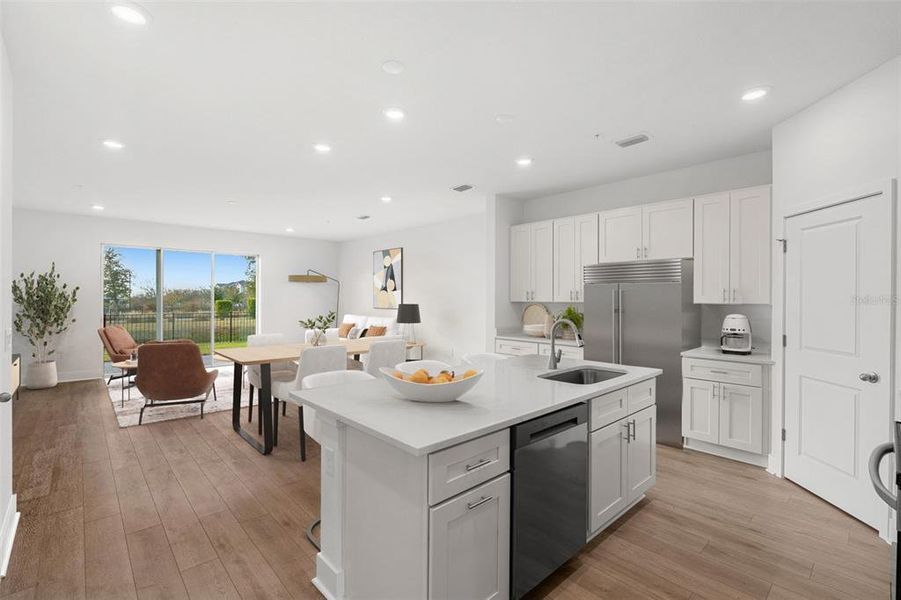 Furnished interior view inside a new home in Magnolia Reserve, Ocoee (Image 6).
