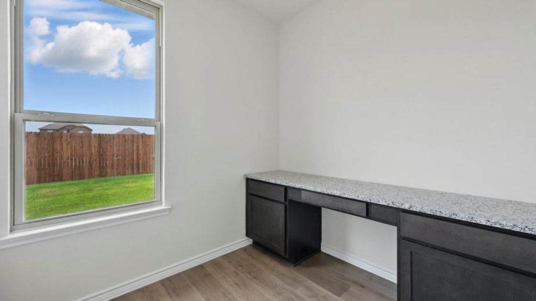 Furnished interior view inside a new home in Lakewood Trails, Forney (Image 7).