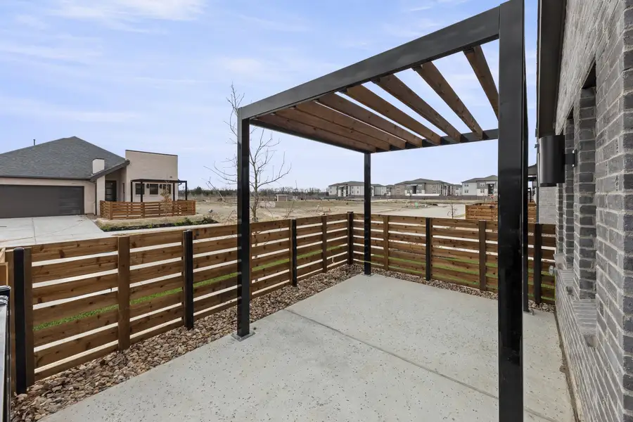 Exterior details and patio area of a home in Willow Grove, Melissa (Image 3). Exterior details and patio area of a home in Willow Grove, Melissa (Image 3).